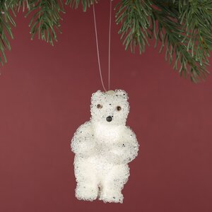 Елочная игрушка Северный Гость Медведь 8.5 см, подвеска Kaemingk фото 2
