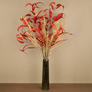 Декоративная ветка Ягоды Боярышника для букетов 50 см оранжевый Hogewoning фото 3