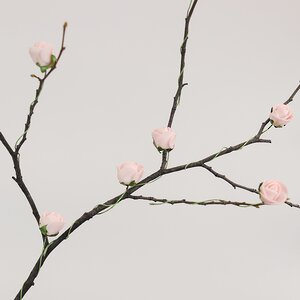 Искусственные розы для декора Lallita 10 см, 12 шт, нежно-розовые Ideas4Seasons фото 4