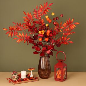 Искусственная ветка Физалис 90 см оранжевый Boltze фото 8