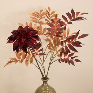 Искусственный цветок Георгина El Nino 67 см на стебле Kaemingk фото 6