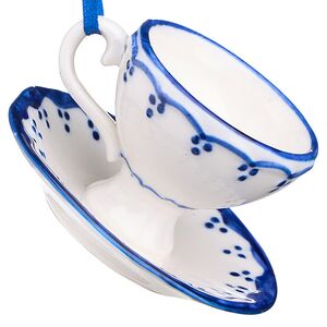 Елочная игрушка Керамическая Чашка с Мельницей 5 см, подвеска Kurts Adler фото 3