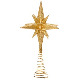 Елочная верхушка Estrella de Diamante 22 см золотая Kurts Adler фото 5