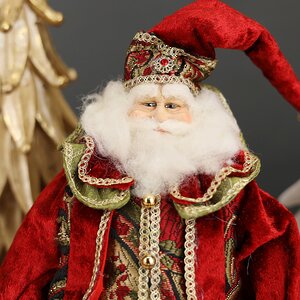 Декоративная фигура под елку Санта-Клаус из Лапландских Земель 30 см Goodwill фото 2