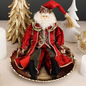 Декоративная фигура под елку Санта-Клаус из Лапландских Земель 30 см Goodwill фото 1