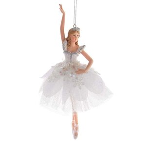 Елочная игрушка Балерина Каролин - Marble Maiden 14 см, подвеска Kurts Adler фото 1