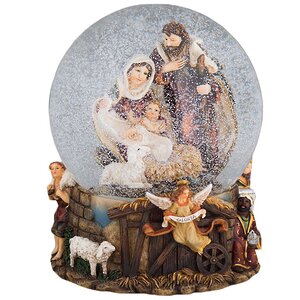 Снежный шар музыкальный "Рождество Христово", 20 см Holiday Classics фото 2