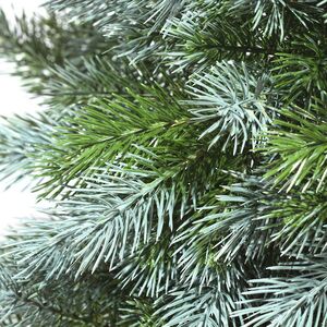 Искусственная елка на ножке Жаклин 150 см зелено-голубая, ЛИТАЯ 100% ElkaDe фото 2