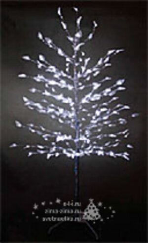 Светодиодное дерево "Зимнее", 150 см, уличное, 240 LED, 24V, контроллер, белые лампы BEAUTY LED фото 1