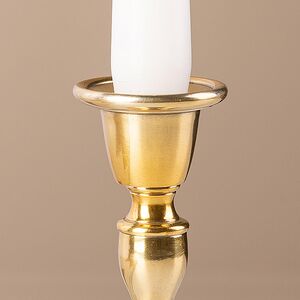 Декоративный подсвечник на 1 свечу Элиас 12 см, золотой Swerox фото 2