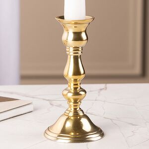 Декоративный подсвечник на 1 свечу Юхан 14 см, золотой Swerox фото 1