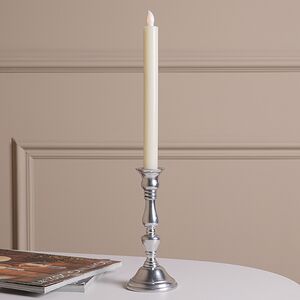 Декоративный подсвечник на 1 свечу Юхан 18 см, серебряный Swerox фото 2