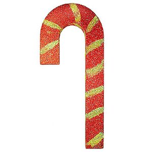 Игрушка для уличной елки Карамельная палочка 40 см красная, пеноплекс