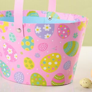 Декоративная корзина Светлая Пасха 20*12 см розовая Koopman фото 2