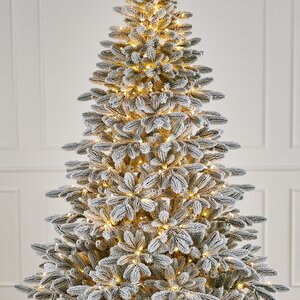 Искусственная елка с лампочками Калининградская заснеженная 3 м, 930 теплых белых ламп, ЛИТАЯ 100% Max Christmas фото 2