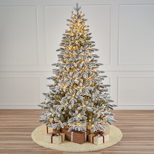 Искусственная елка с лампочками Калининградская заснеженная 3 м, 930 теплых белых ламп, ЛИТАЯ 100% Max Christmas фото 1