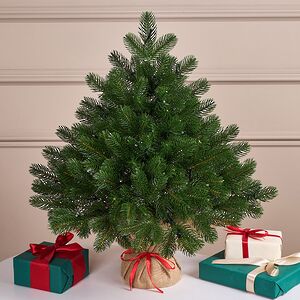 Настольная елка с лампочками Королева Леса 60 см в мешочке, ЛИТАЯ 100% ElkaDe (ЕлкаДе) фото 3