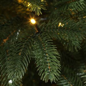 Искусственная елка с лампочками Королева Леса 185 см, 380 теплых белых ламп, ЛИТАЯ 100% ElkaDe фото 3