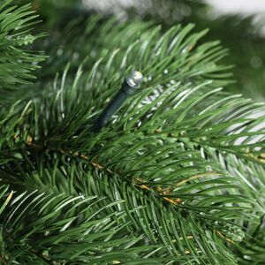 Искусственная елка с лампочками Королева Леса 185 см, 380 теплых белых ламп, ЛИТАЯ 100% ElkaDe фото 2