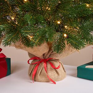 Настольная елка с лампочками Королева Леса 60 см в мешочке, ЛИТАЯ 100% ElkaDe (ЕлкаДе) фото 5