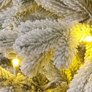 Настольная елка с лампочками Королева Леса 90 см заснеженная в мешочке, ЛИТАЯ 100% ElkaDe фото 3