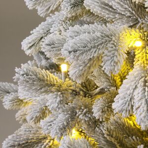 Настольная елка с лампочками Королева Леса 90 см заснеженная в мешочке, ЛИТАЯ 100% ElkaDe фото 2