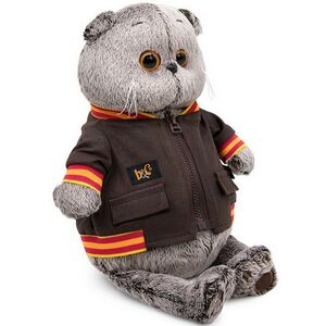 Мягкая игрушка Кот Басик в кожаной куртке 22 см Budi Basa фото 2