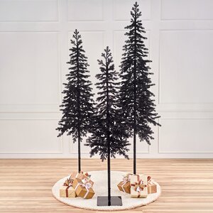 Искусственная черная елка Королева Тянь Шаня 210 см, ЛИТАЯ 100% Max Christmas фото 1