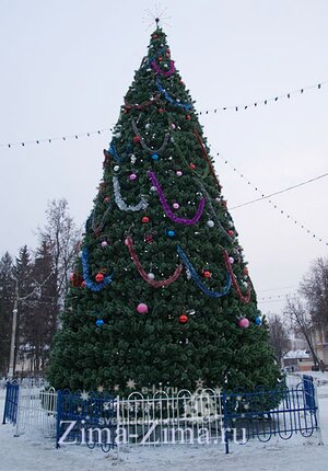 Уличная светодинамическая елка Уральская 16 м каркасная, ЛЕСКА GREEN TREES фото 1