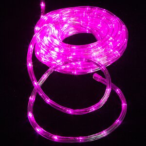 Дюралайт светодиодный трехжильный 11 мм, 10 м, 240 фиолетовых LED ламп, контроллер, IP44 Торг Хаус фото 1
