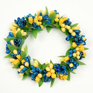 Венок для свечи Summer Berry 11 см, желтый Swerox фото 5