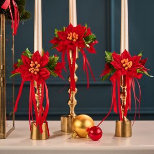 Металлический подсвечник на 1 свечу Montone 23 см золотой Koopman фото 4