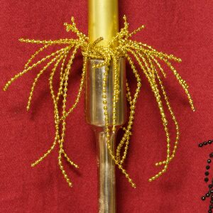 Кольцо для салфетки Ар-Деко золотое Swerox фото 3