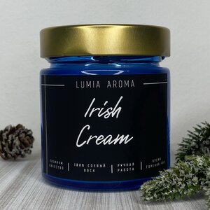 Ароматическая соевая свеча Irish Cream 200 мл, 40 часов горения Lumia Aroma фото 2