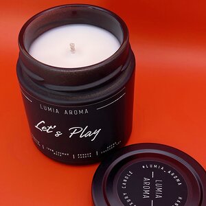 Ароматическая соевая свеча Let's Play 200 мл, 40 часов горения Lumia Aroma фото 1