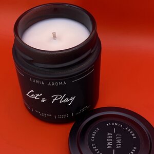 Ароматическая соевая свеча Let's Play 200 мл, 40 часов горения Lumia Aroma фото 3