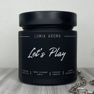 Ароматическая соевая свеча Let's Play 200 мл, 40 часов горения Lumia Aroma фото 5