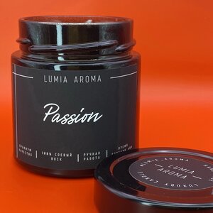Ароматическая соевая свеча Passion 200 мл, 40 часов горения Lumia Aroma фото 2