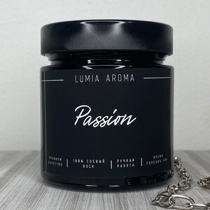 Ароматическая соевая свеча Passion 200 мл, 40 часов горения Lumia Aroma фото 4