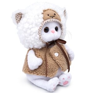 Мягкая игрушка Кошечка Лили Baby в костюме овечки 20 см Budi Basa фото 2