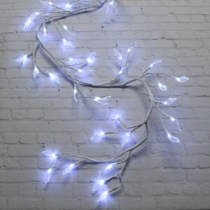 Светящаяся ветка Бельваллия 180 см, 48 холодных белых LED ламп, IP20