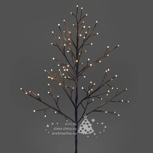 Светодиодное дерево Изморозь 1 м, 96 теплых белых ламп, IP44 BEAUTY LED фото 1