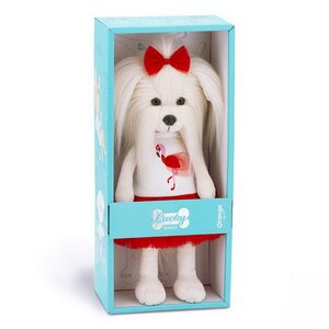 Мягкая игрушка на каркасе Собака Lucky Mimi: Любовь и Фламинго 25 см Orange Toys фото 9