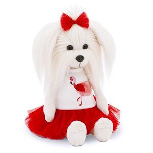 Мягкая игрушка на каркасе Собака Lucky Mimi: Любовь и Фламинго 25 см Orange Toys фото 3