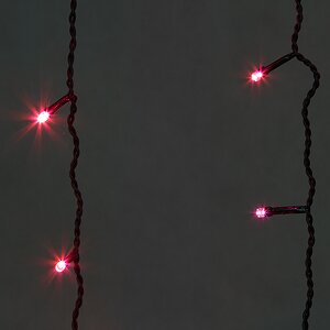 Светодиодный занавес 2*1 м, 200 синих/красных/фиолетовых LED с плавной сменой цвета, черный ПВХ Snowhouse фото 3