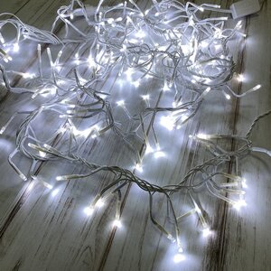 Электрогирлянда Фейерверк Cluster Lights 200 холодных белых LED, 2 м, белый ПВХ, соединяемая, IP20 Snowhouse фото 2