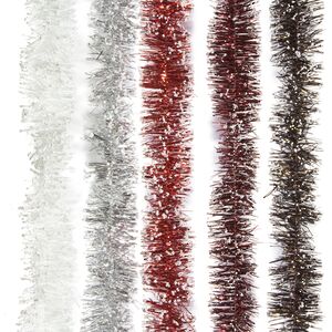 Мишура Льдинка 2 м*75 мм бордовая Kaemingk фото 3