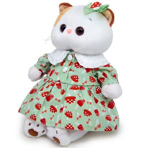 Мягкая игрушка Кошечка Ли-Ли в платье с мухоморами 27 см Budi Basa фото 2