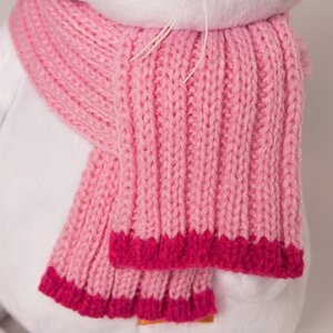Мягкая игрушка Кошечка Лили в розовой шапке с шарфом 24 см Budi Basa фото 2