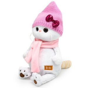 Мягкая игрушка Кошечка Ли-Ли в шапке с бантом и шарфе 27 см Budi Basa фото 2